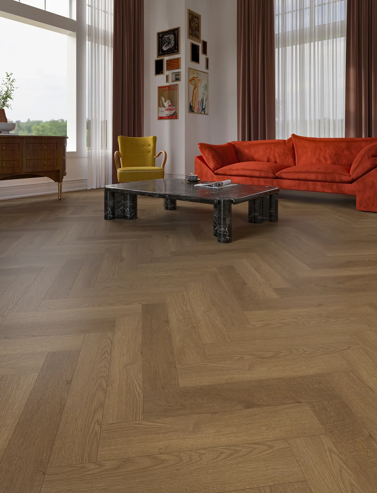 My Step Herringbone 12 New Соул: в интерьере