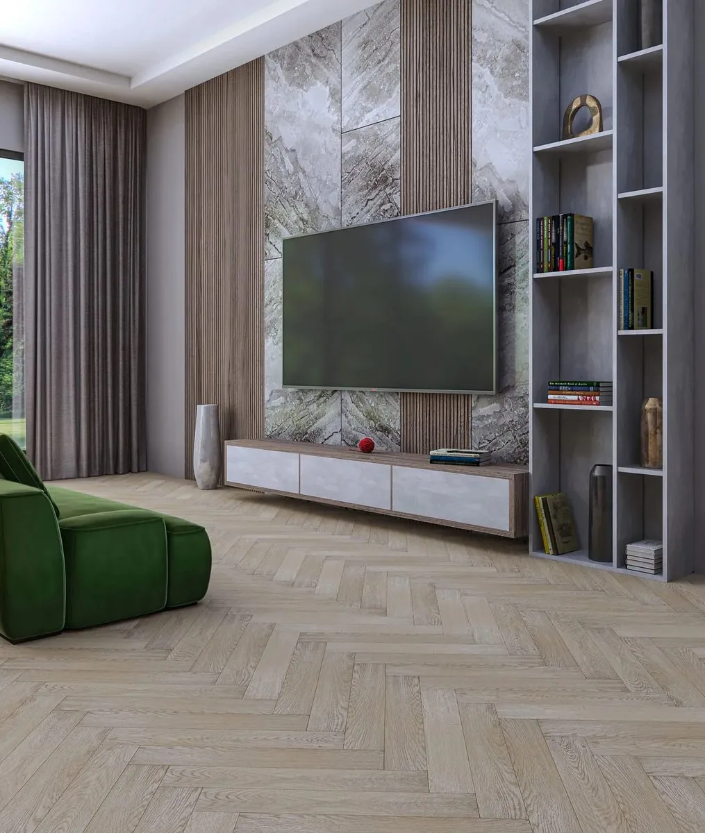 My Step Herringbone 8 Дуб Руан: в интерьере