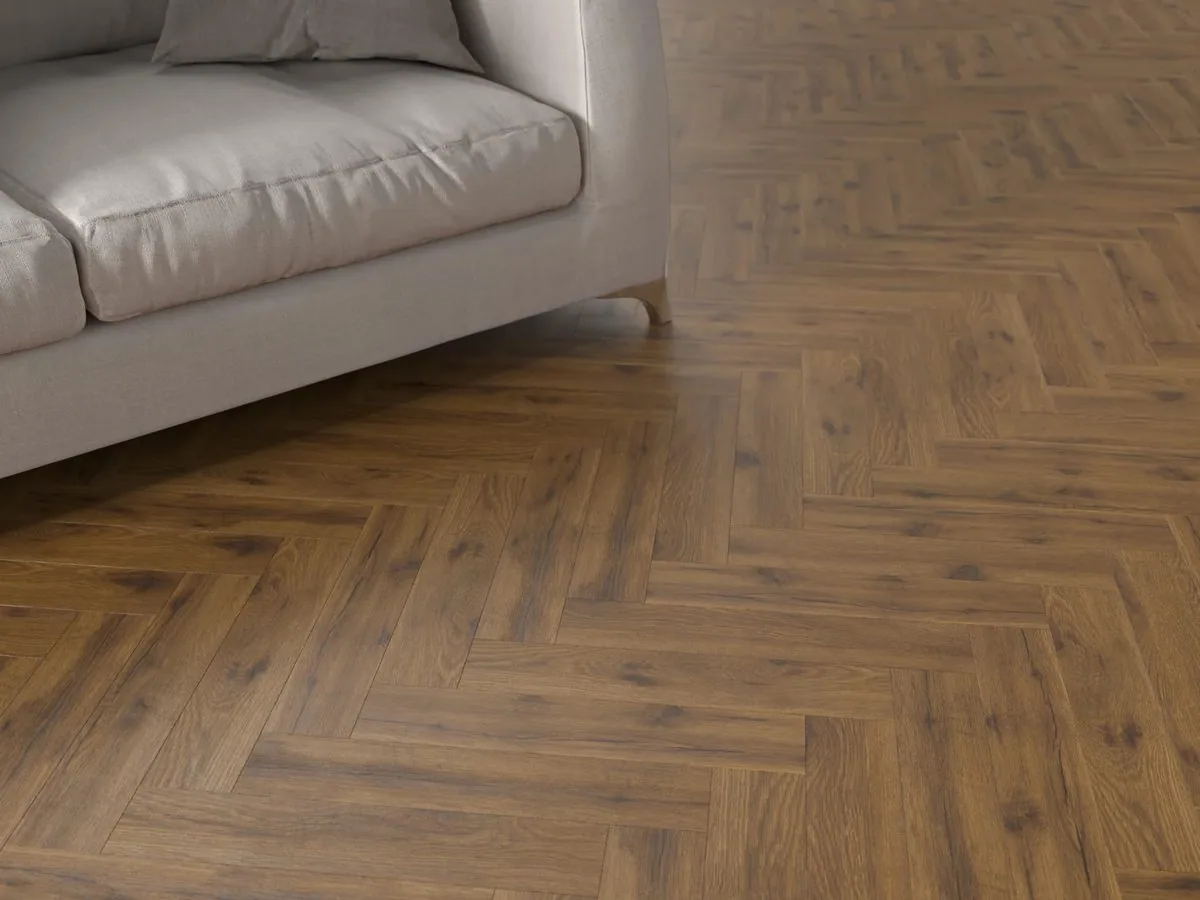 My Step Herringbone Зала: в интерьере