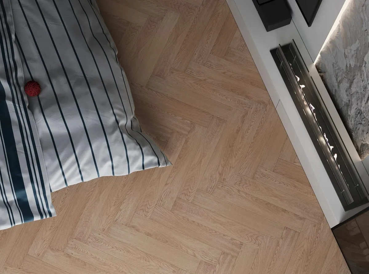 My Step Herringbone Дуб Руан: в интерьере
