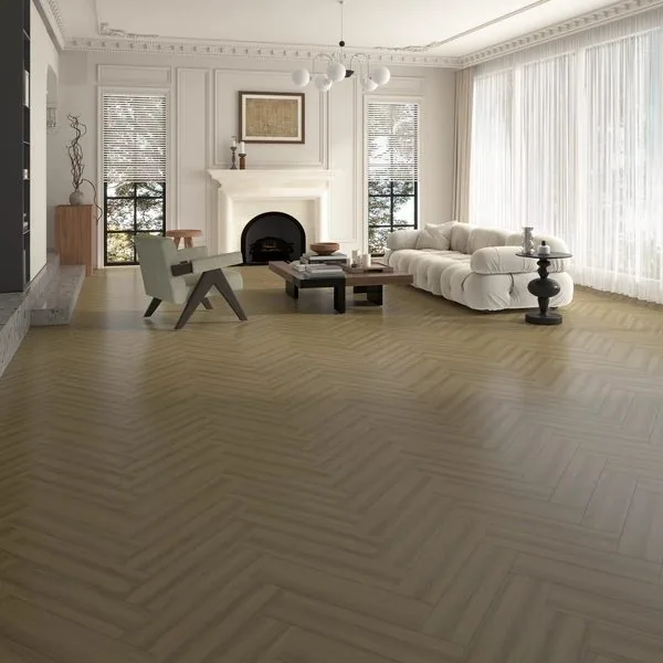 My Step Stone Herringbone Дуб Бромо: в интерьере