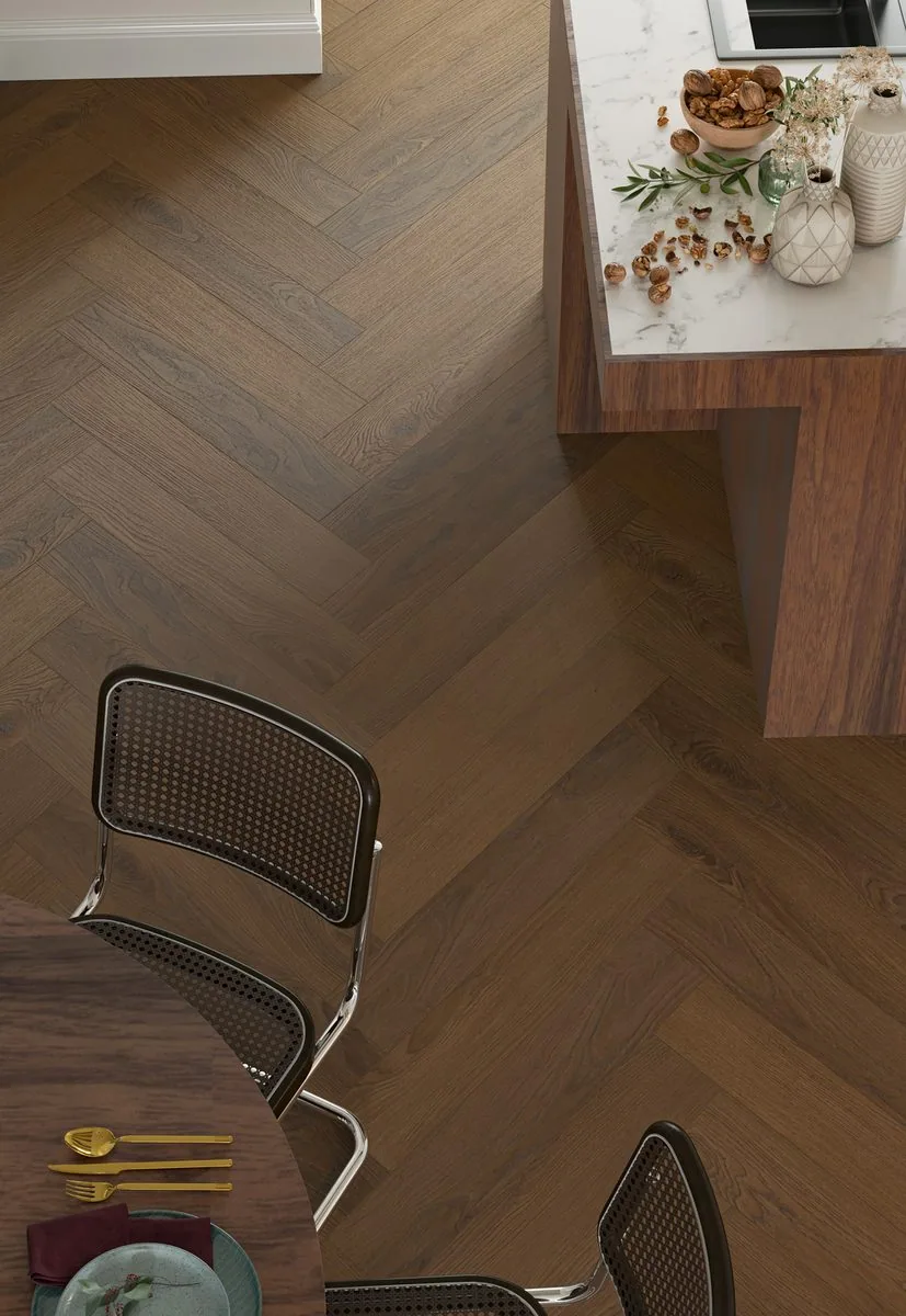 My Step Herringbone 8 Форза: в интерьере