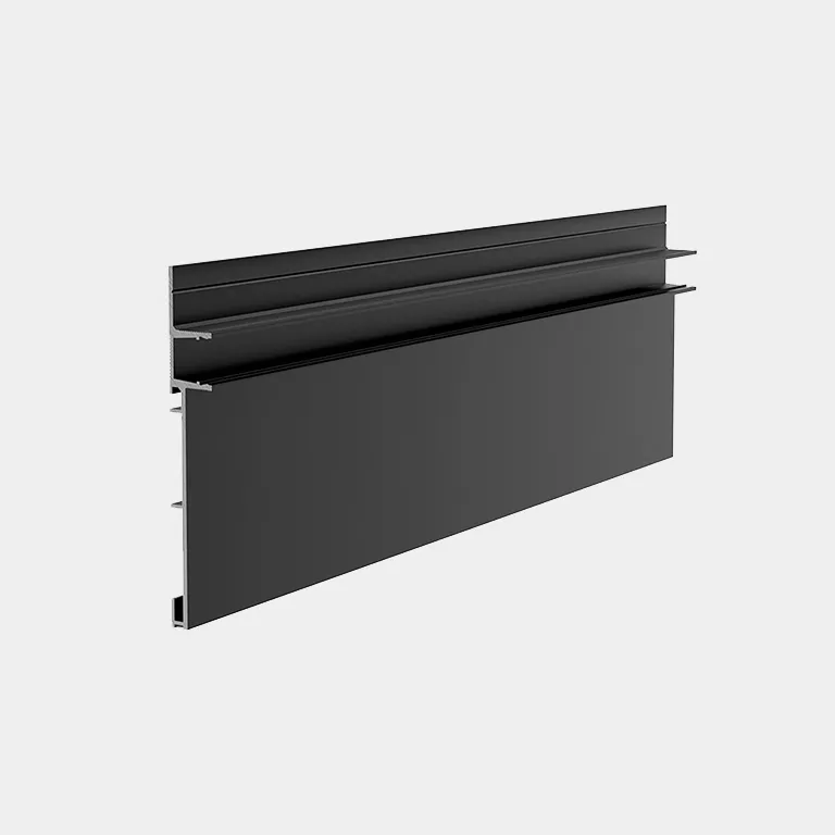 Плинтус скрытого монтажа Pro Design Combo 603 черный, 2700x14,5x98,6 мм