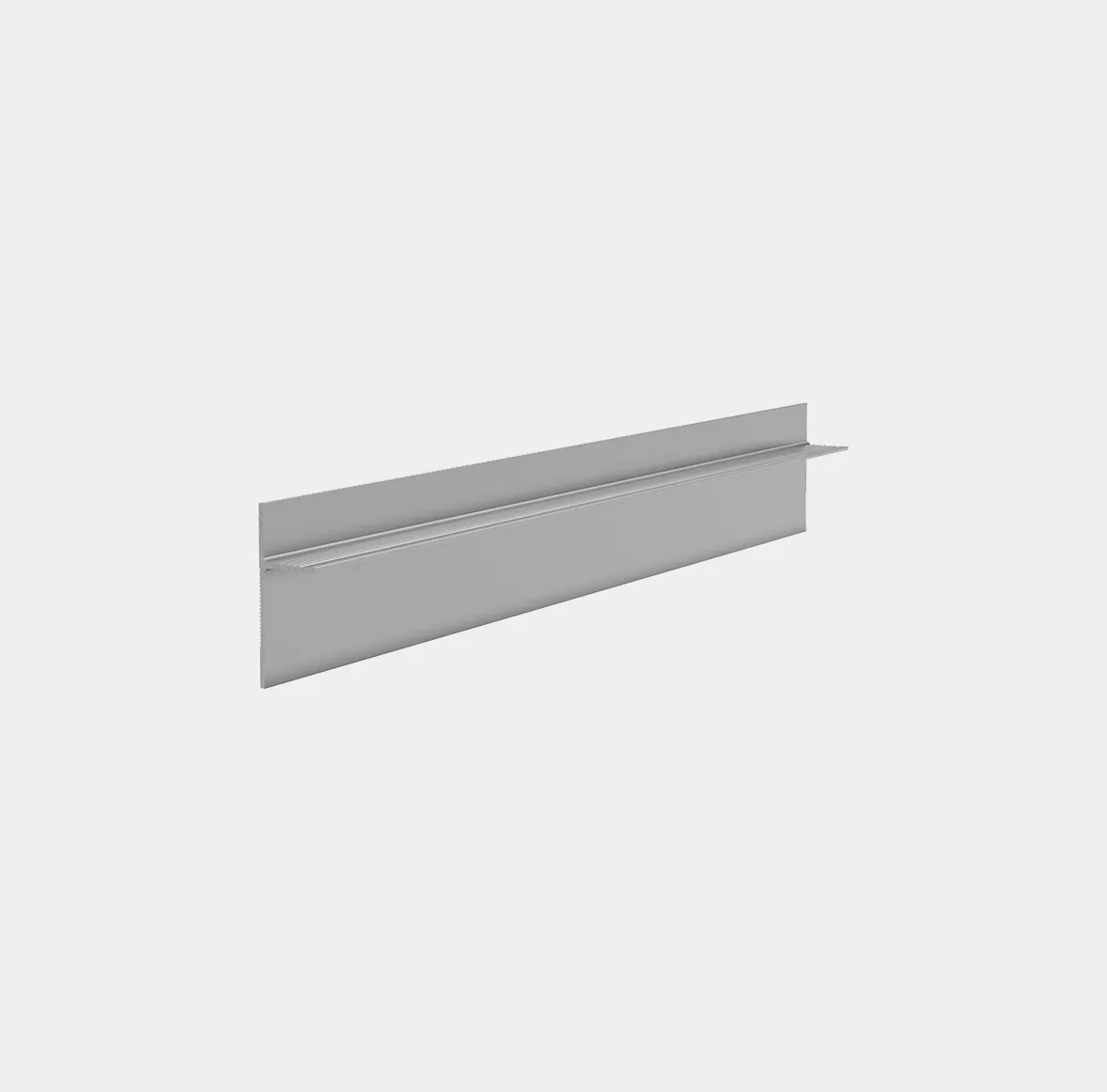 Теневой плинтус скрытого монтажа Pro Design Panel 7208 анодированный, 2700x18x46 мм