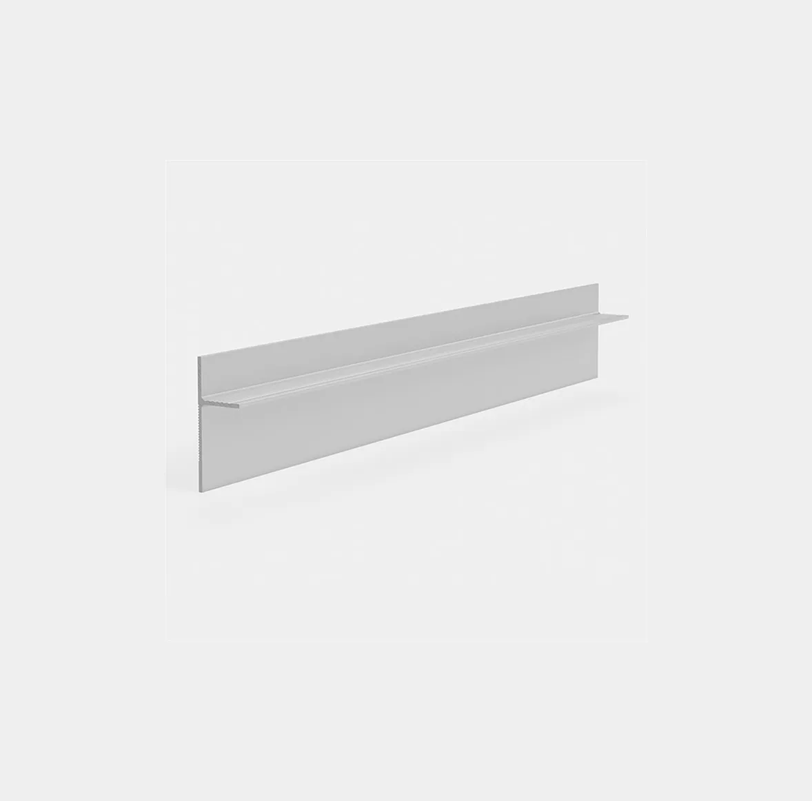 Теневой плинтус скрытого монтажа Pro Design Panel 7208 белый, 2700x18x46 мм