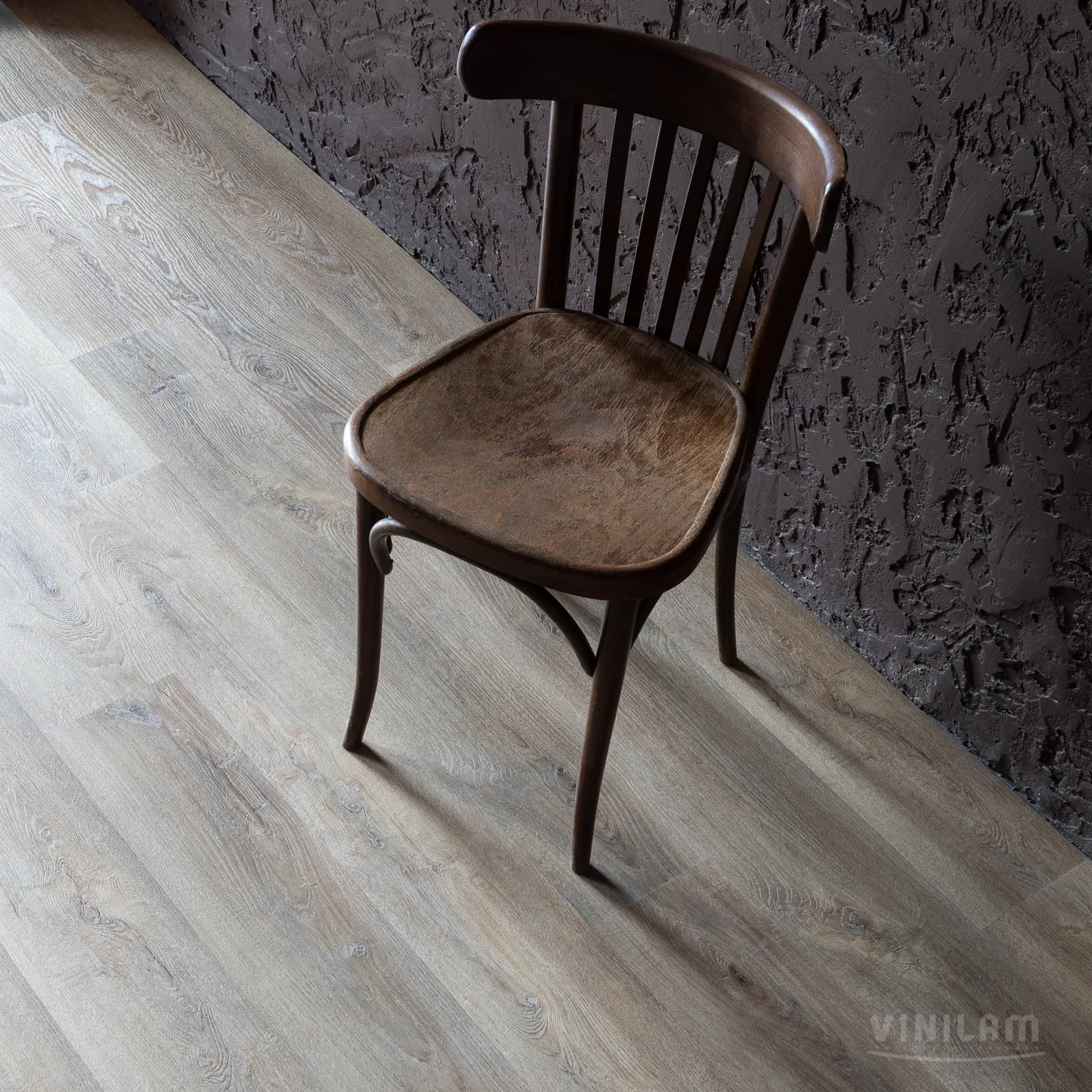 Vinilam Vinilam Click Дуб Амберг: в интерьере
