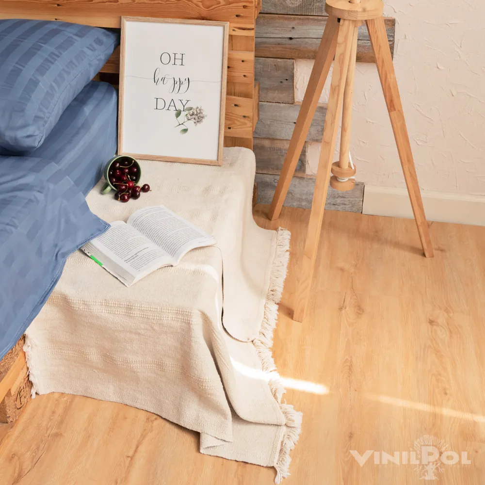 Vinilam VinilPol SPC Дуб Латина: в интерьере