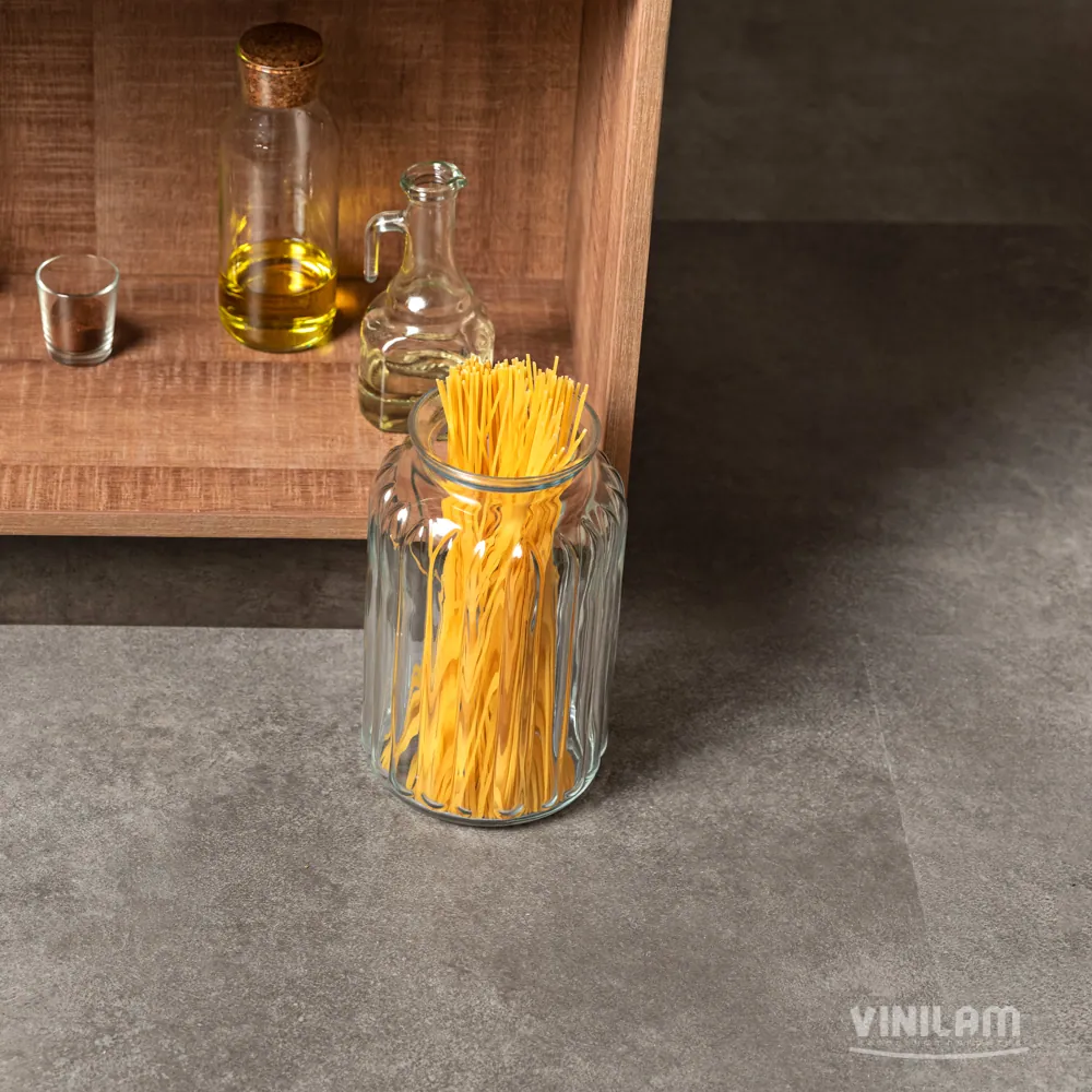 Vinilam Ceramo XXL Stone Glue Цемент стальной: в интерьере
