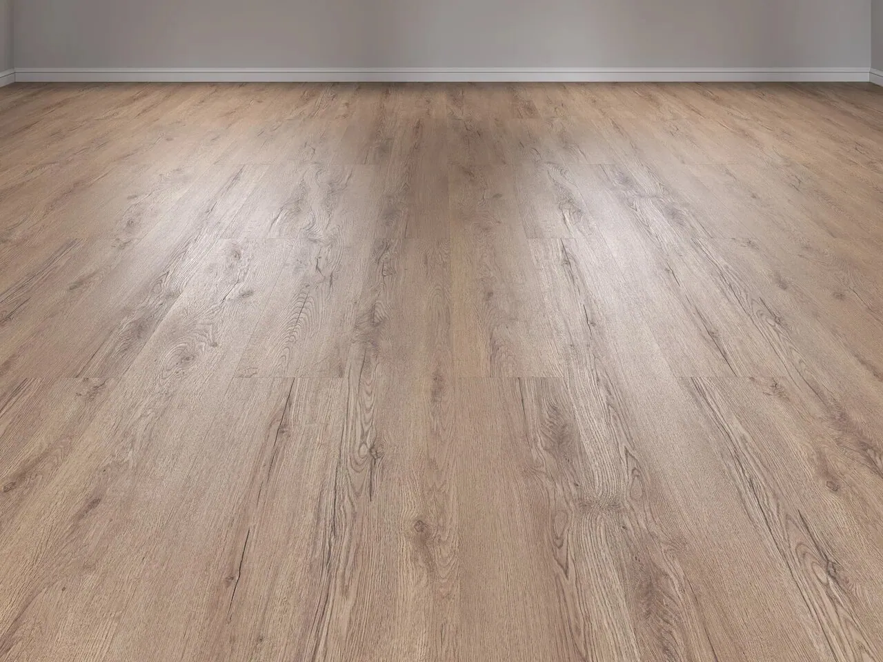 Vinilam Cork Premium WPC Дуб Витория: визуализация
