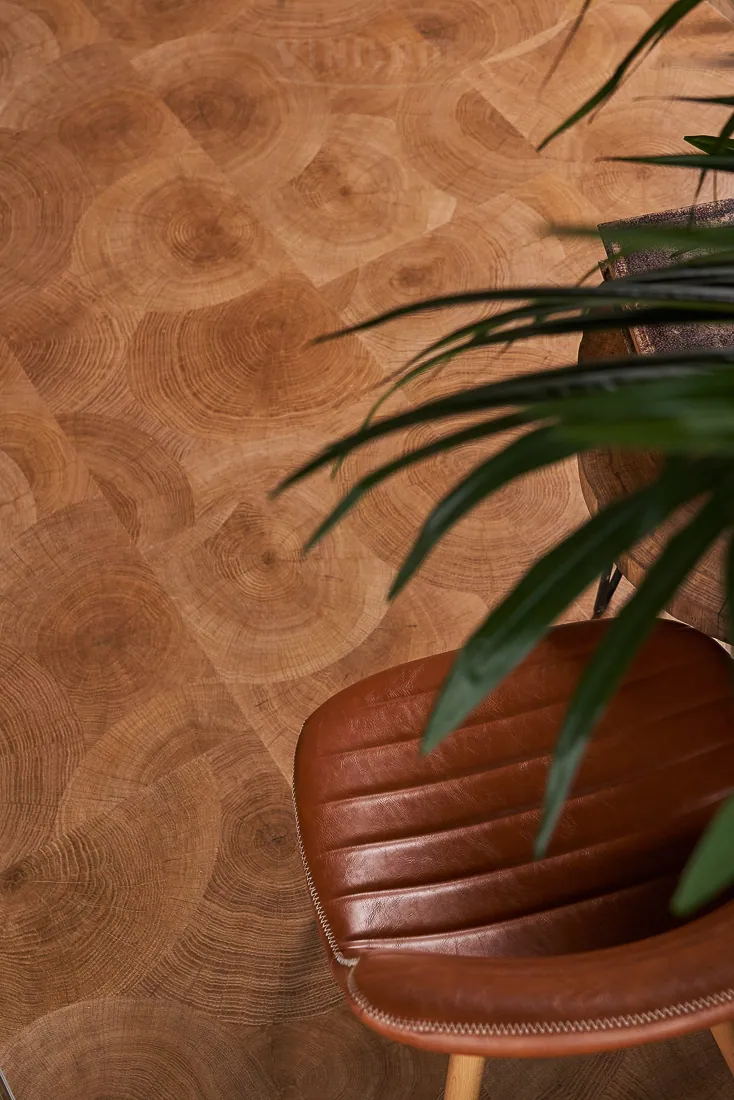 Vinilam Ceramo XXL Stone Glue Дуб натуральный: в интерьере