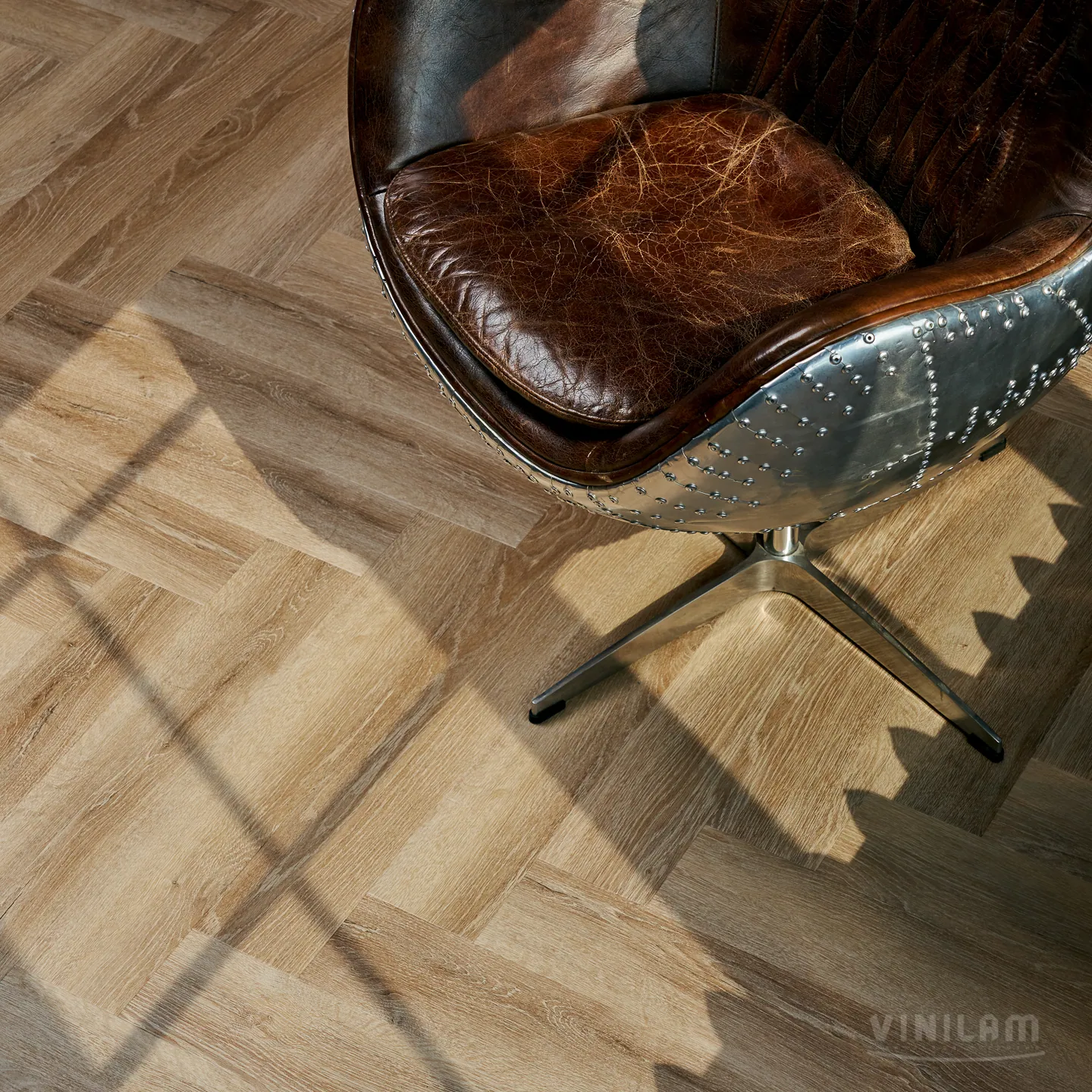 Vinilam Parquet Herringbone Click Паркет Классический: в интерьере