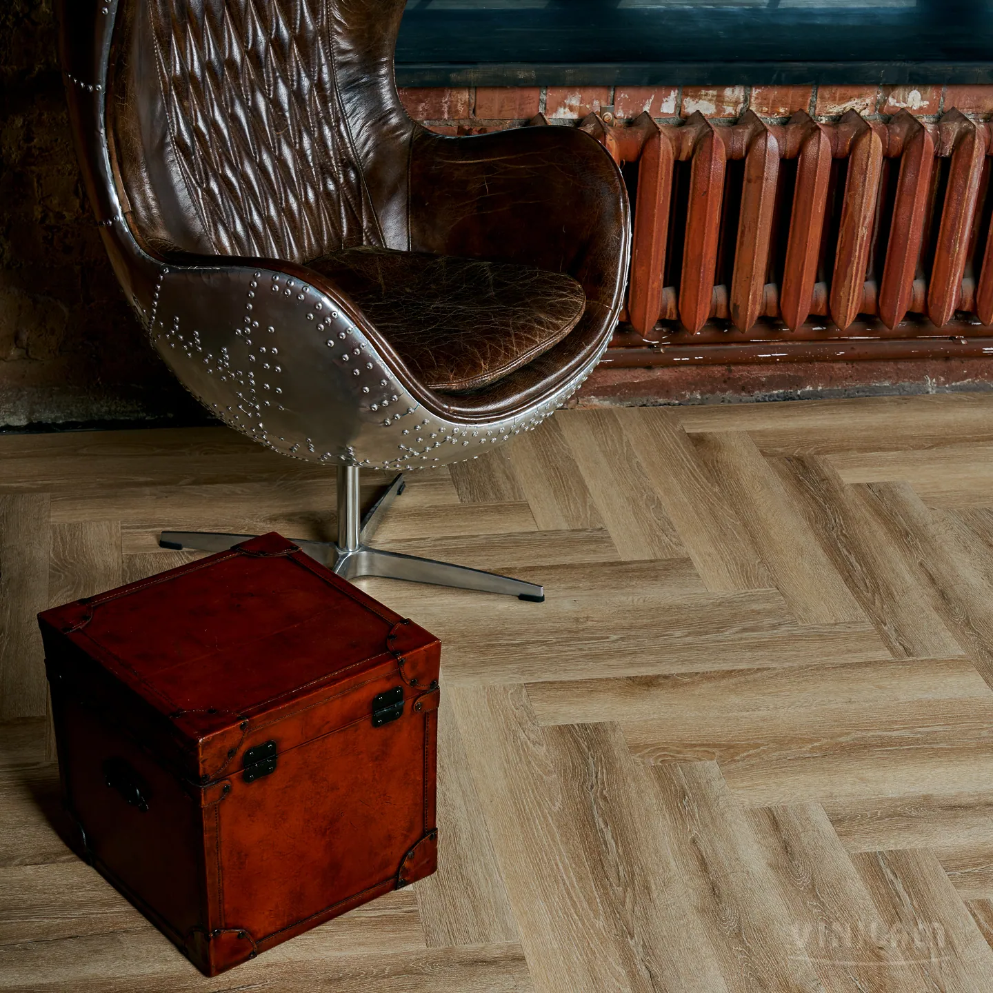 Vinilam Parquet Herringbone Click Паркет Классический: в интерьере