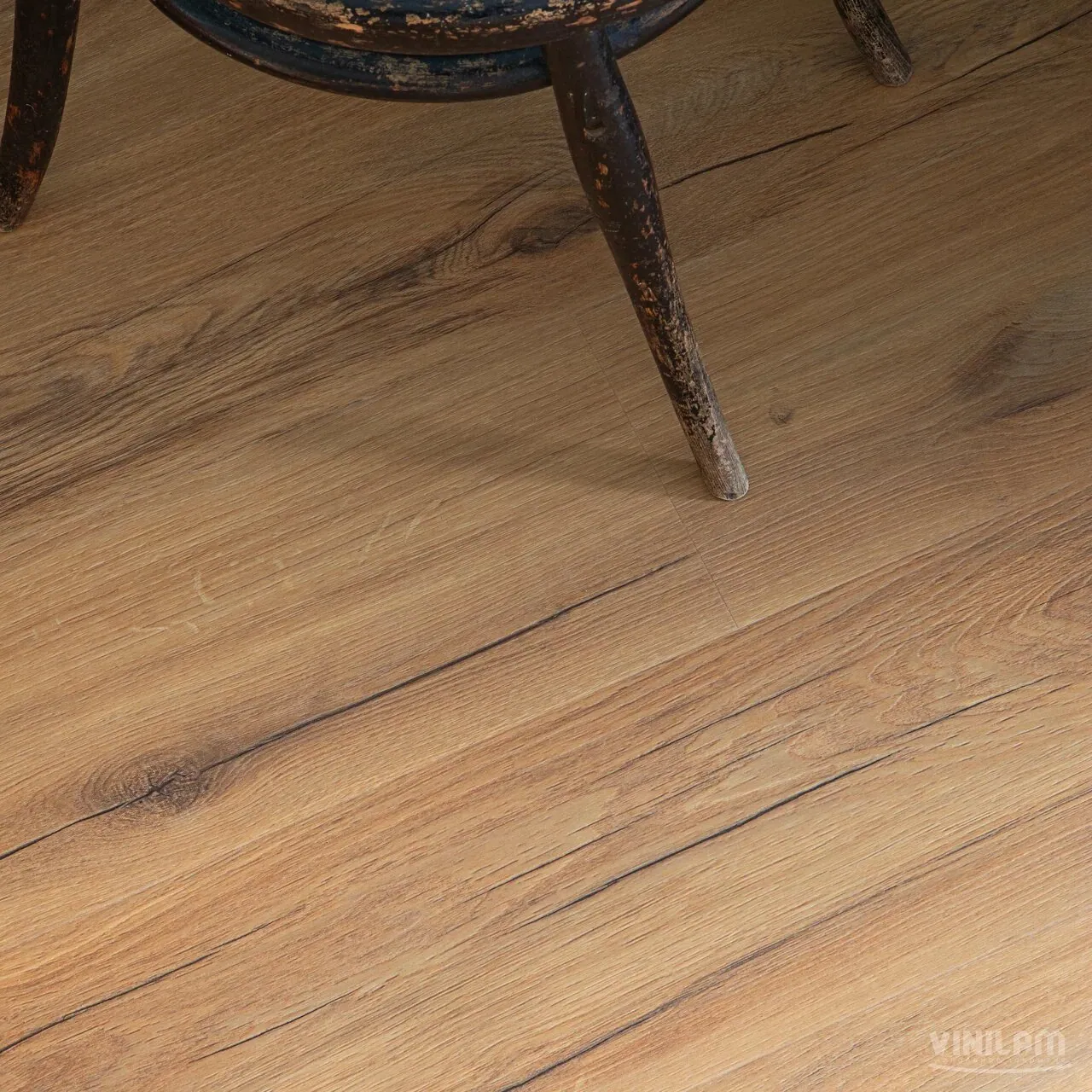 Vinilam Cork Premium WPC Дуб Кадис: в интерьере