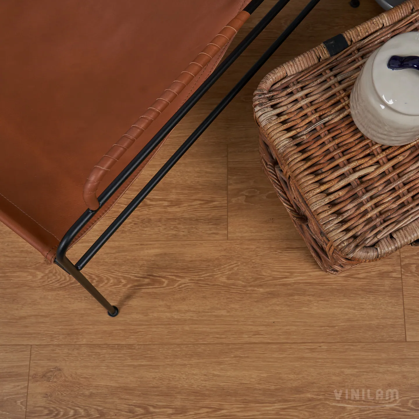 Vinilam Cork WPC Дуб Мейс: в интерьере