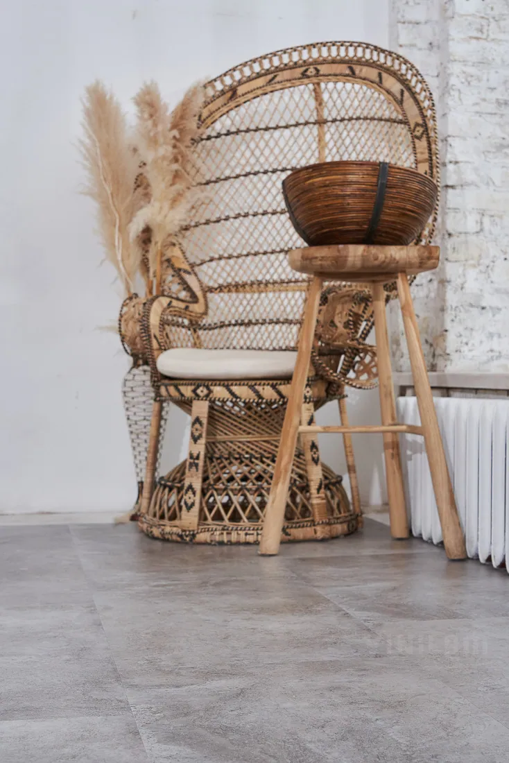 Vinilam Ceramo XXL Stone Click Сланцевый камень: в интерьере