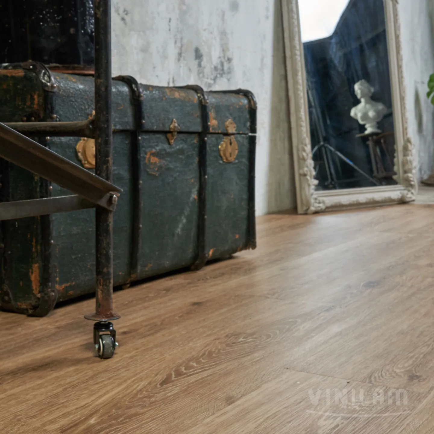 Vinilam Cork WPC Дуб Брюссель: в интерьере