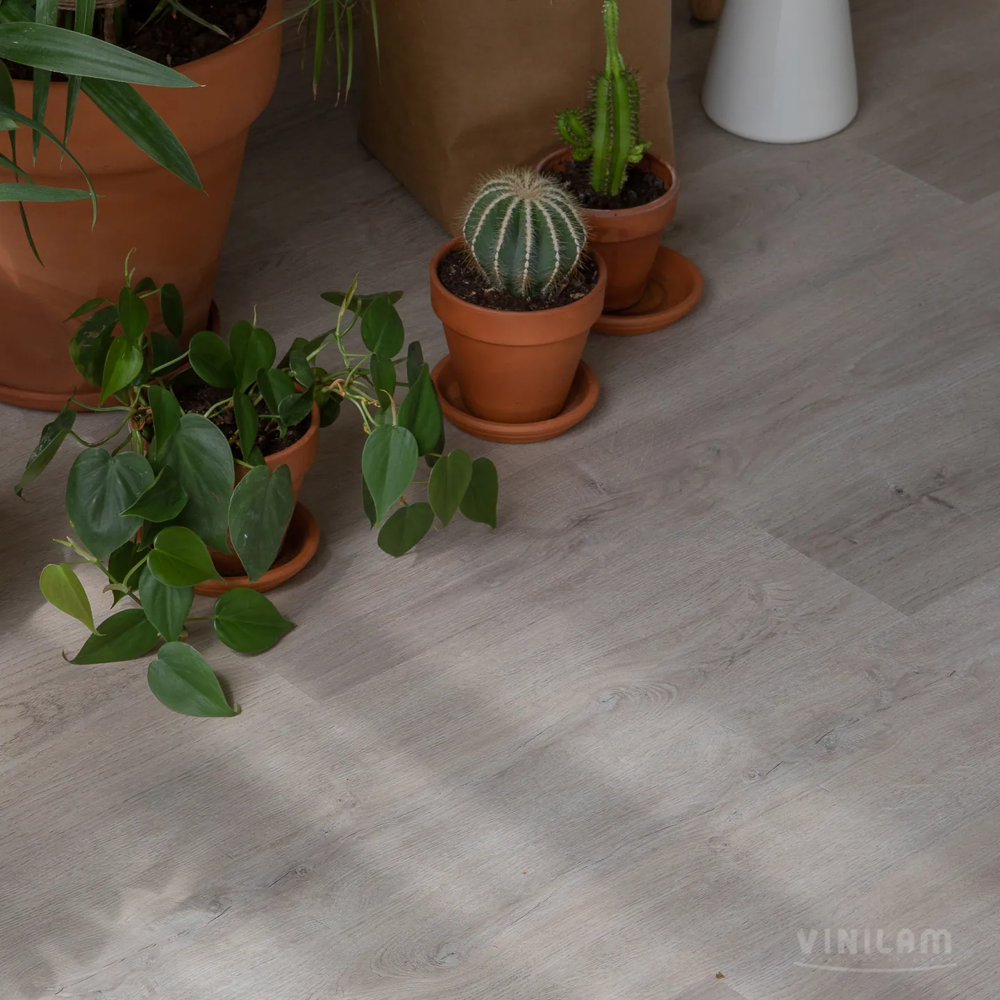 Vinilam Vinilam Click Дуб Ален: в интерьере