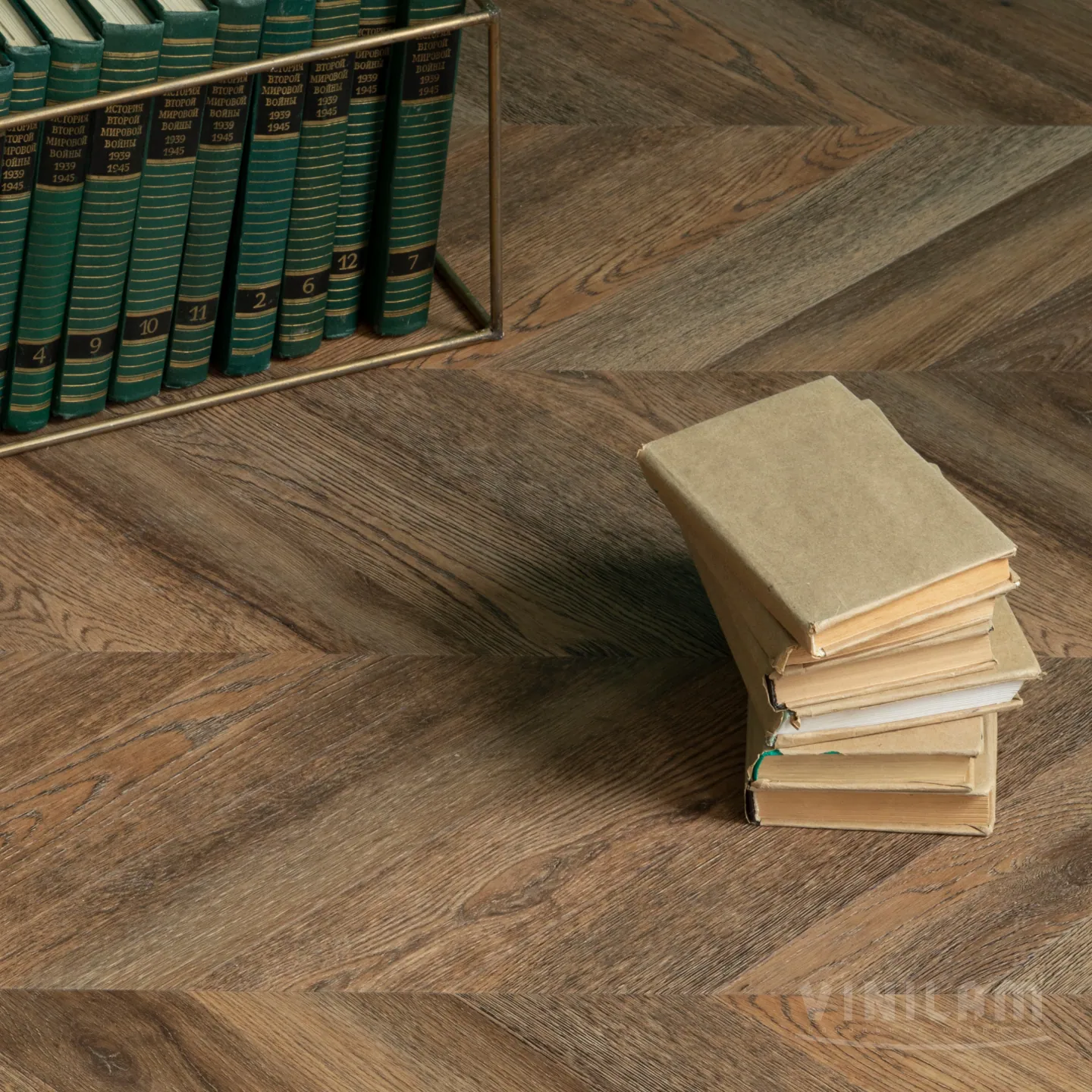 Vinilam Parquet Chevron Glue Шеврон Нормандия: в интерьере