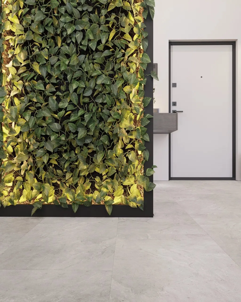 Vinilam Ceramo XXL Stone Glue Элейский Камень: в интерьере