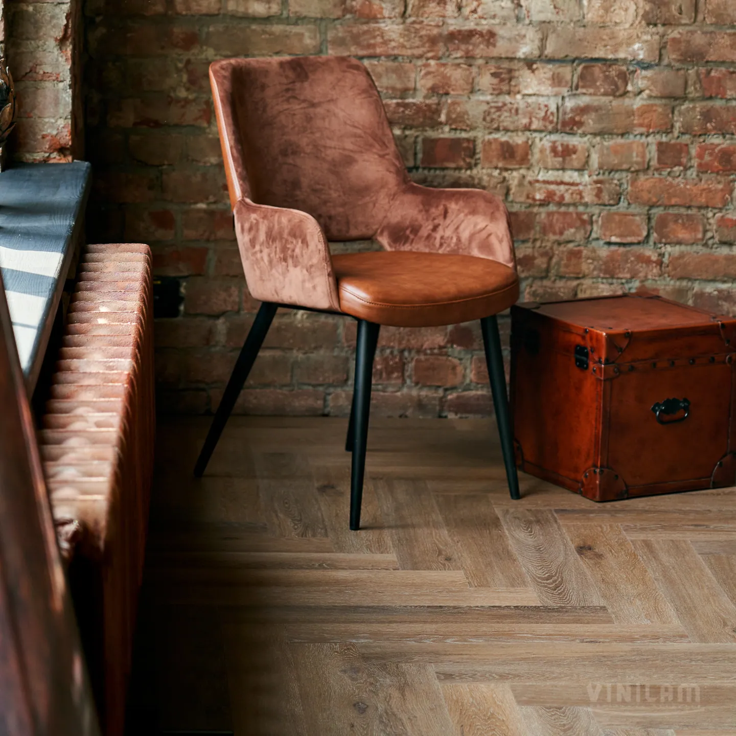 Vinilam Parquet Herringbone Click Паркет Венецианский: в интерьере