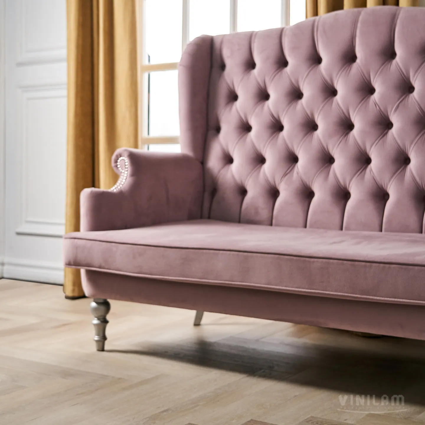 Vinilam Parquet Herringbone Click Паркет Скандинавский: в интерьере
