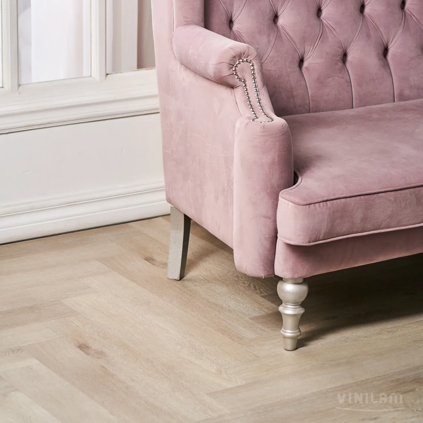 Vinilam Parquet Herringbone Click Паркет Скандинавский: в интерьере
