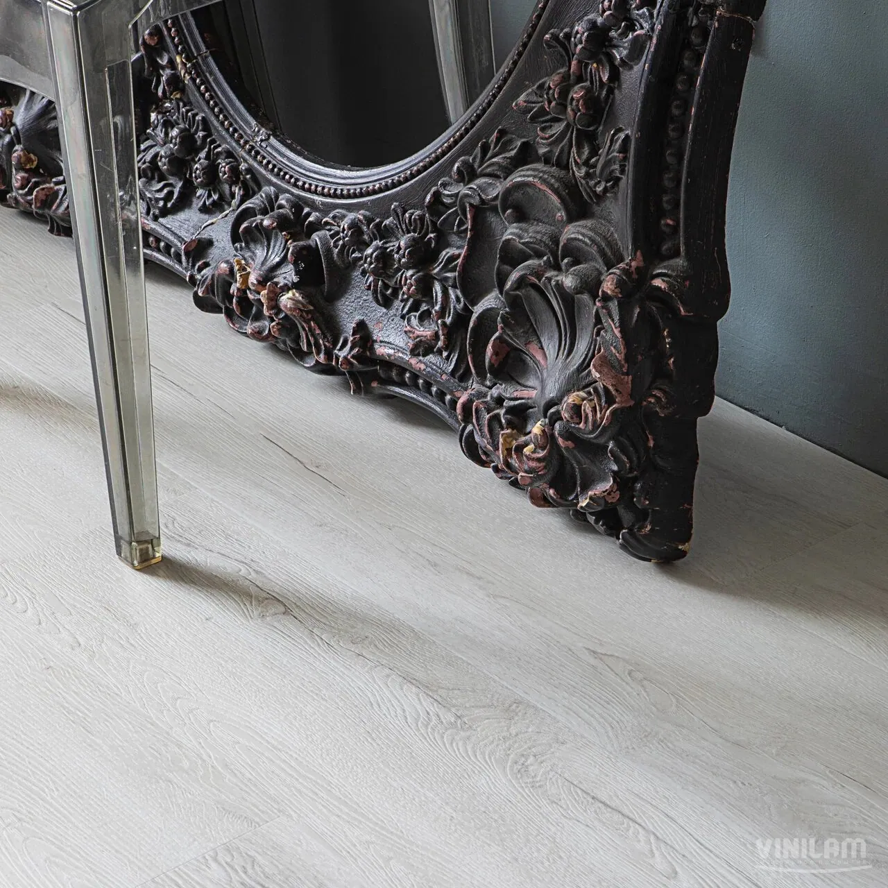 Vinilam Cork Premium WPC Дуб Аликанте: в интерьере