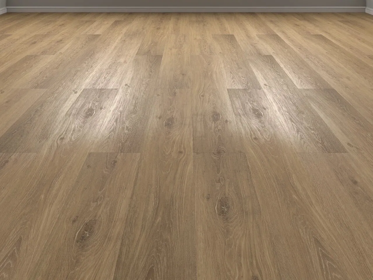 Vinilam Cork WPC Дуб Мейс: визуализация