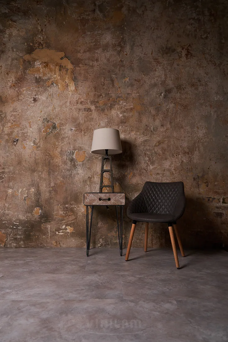 Vinilam Ceramo XXL Stone Glue Бетон: в интерьере