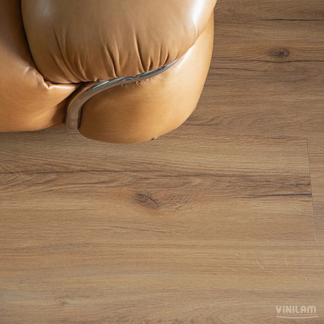 Vinilam Cork Premium WPC Дуб Кадис: в интерьере