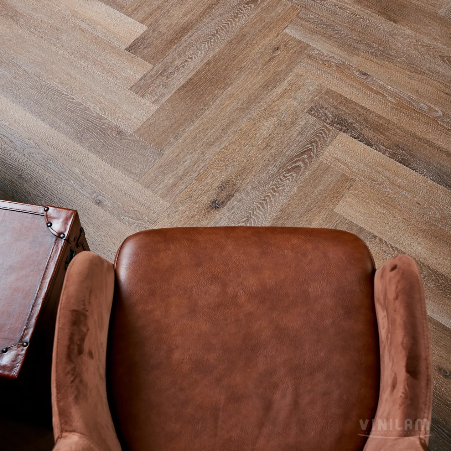 Vinilam Parquet Herringbone Click Паркет Венецианский: в интерьере
