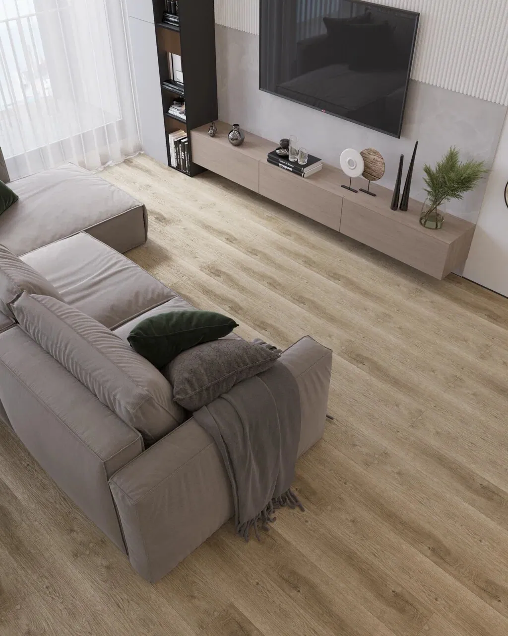 Vinilam Vinilam Click Дуб Кассель: в интерьере