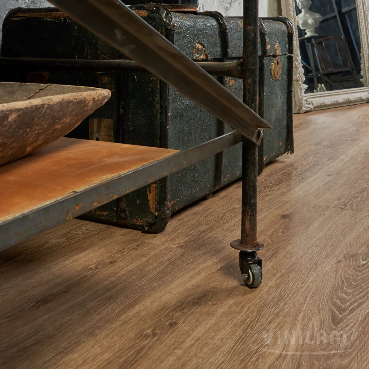 Vinilam Cork WPC Дуб Брюссель: в интерьере