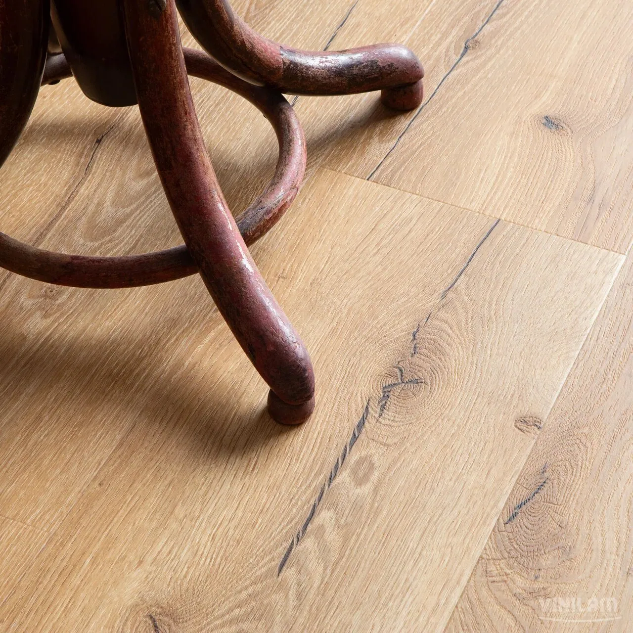 Vinilam Cork Premium WPC Дуб Мадрид: в интерьере