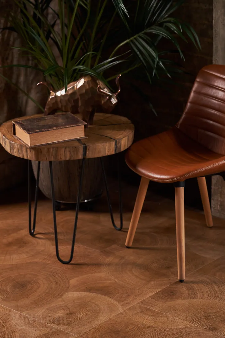 Vinilam Ceramo XXL Stone Glue Дуб натуральный: в интерьере
