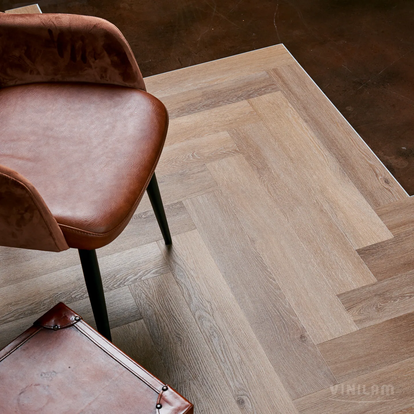 Vinilam Parquet Herringbone Click Паркет Венецианский: в интерьере