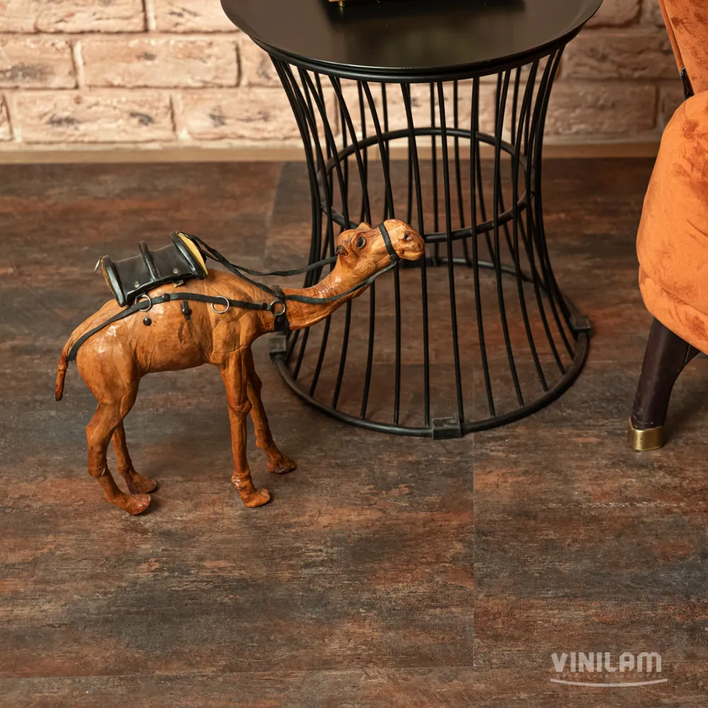 Vinilam Ceramo XXL Stone Glue Керамическая сталь: в интерьере