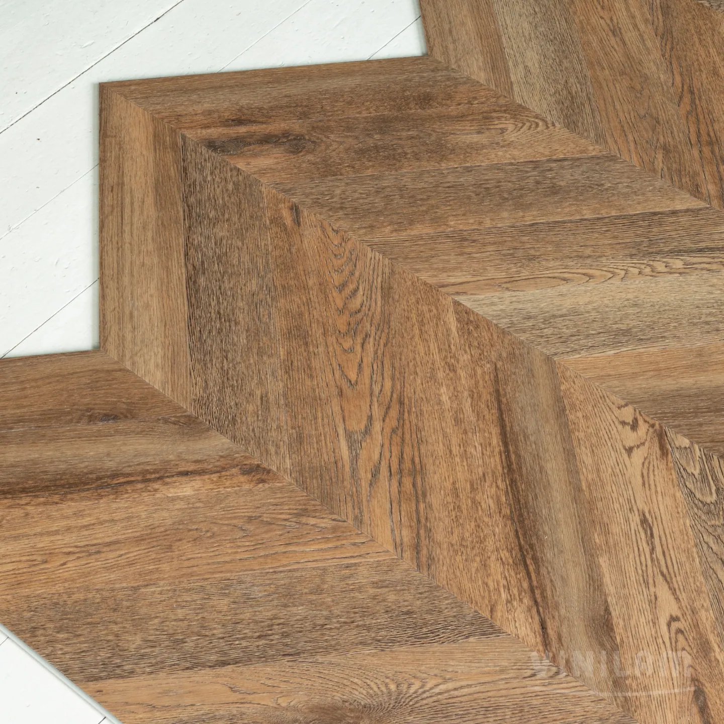 Vinilam Parquet Chevron Glue Шеврон Нормандия: в интерьере