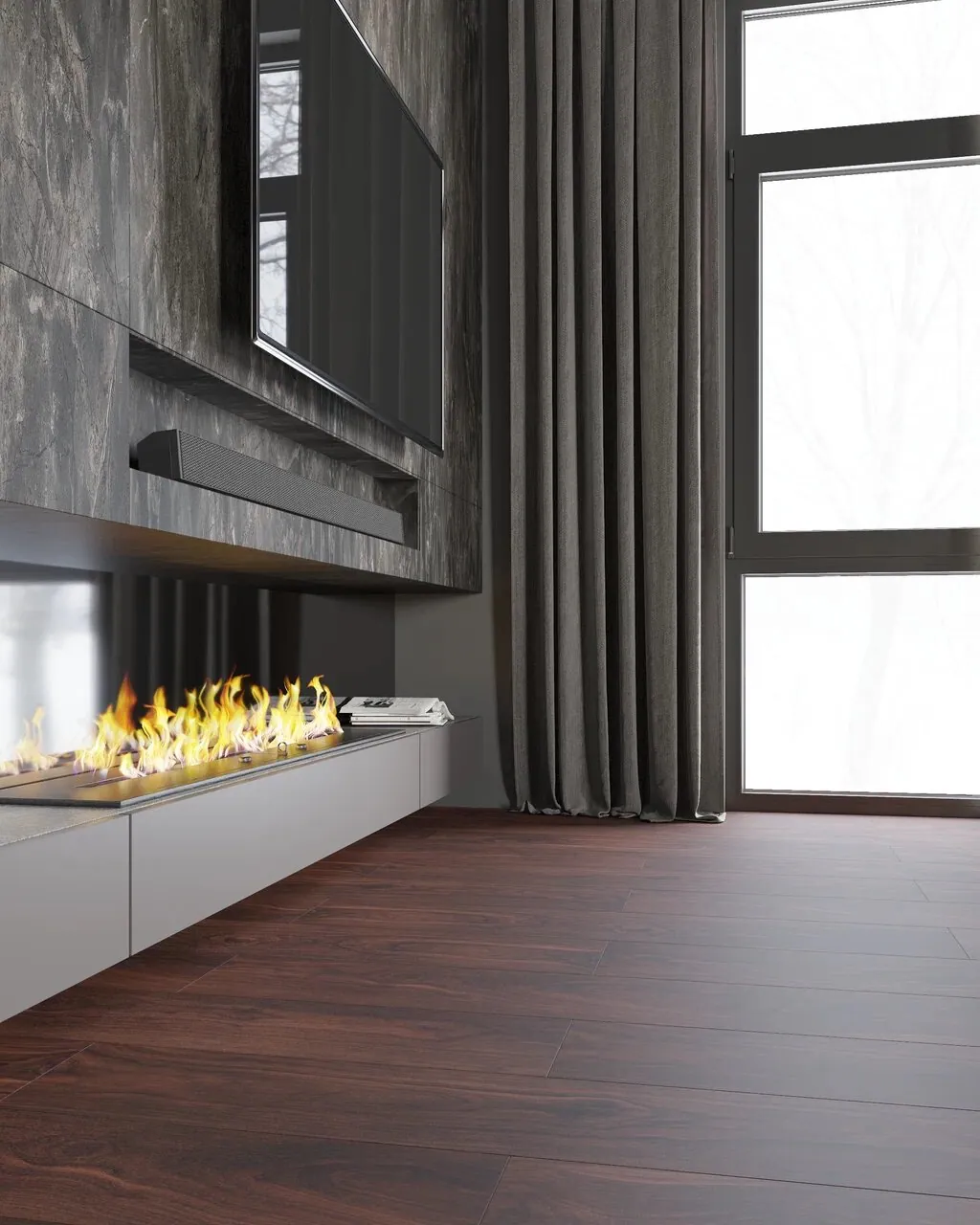 Vinilam VinilPol LVT Орех Американский: в интерьере