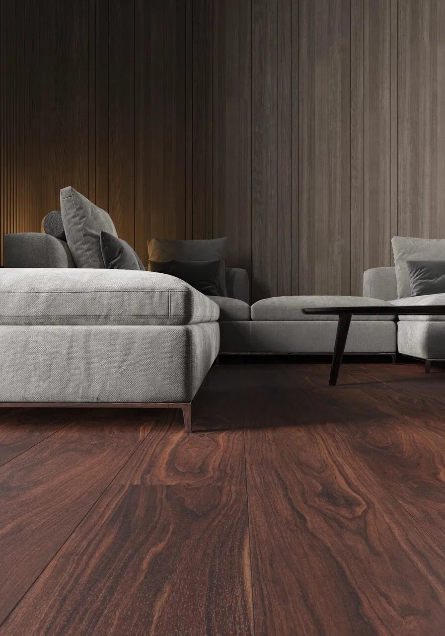 Vinilam VinilPol LVT Орех Американский: в интерьере