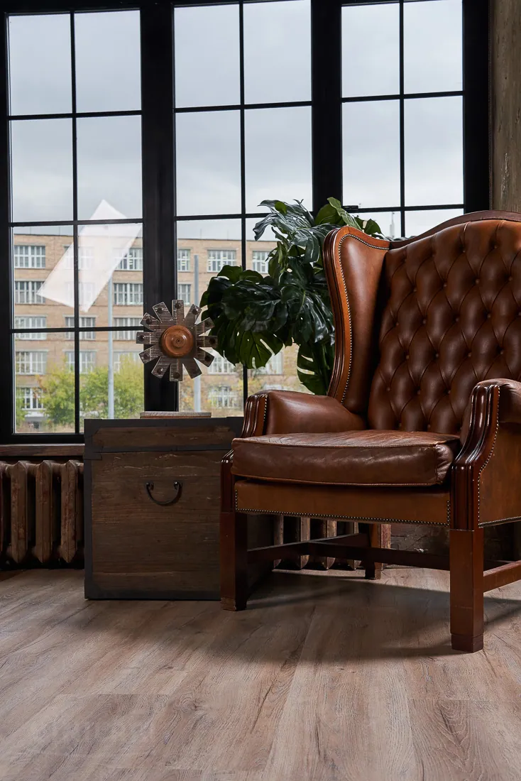 Vinilam Ceramo XXL Cork Дуб Женева: в интерьере