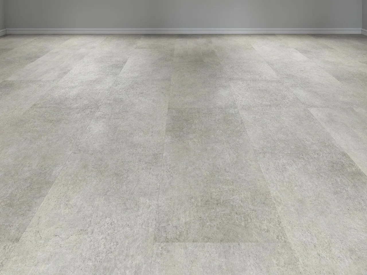 Vinilam Allure Stone Glue Серебристый Бетон: визуализация