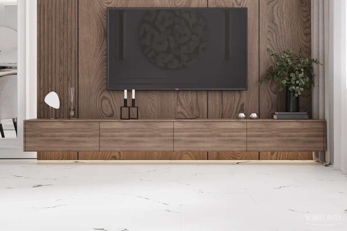 Vinilam Allure Stone Glue Марокканский Мрамор: в интерьере
