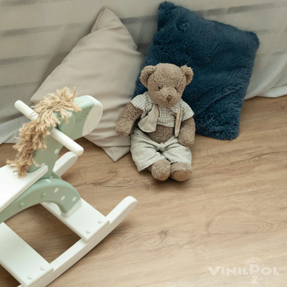 Vinilam VinilPol SPC Дуб Бари: в интерьере