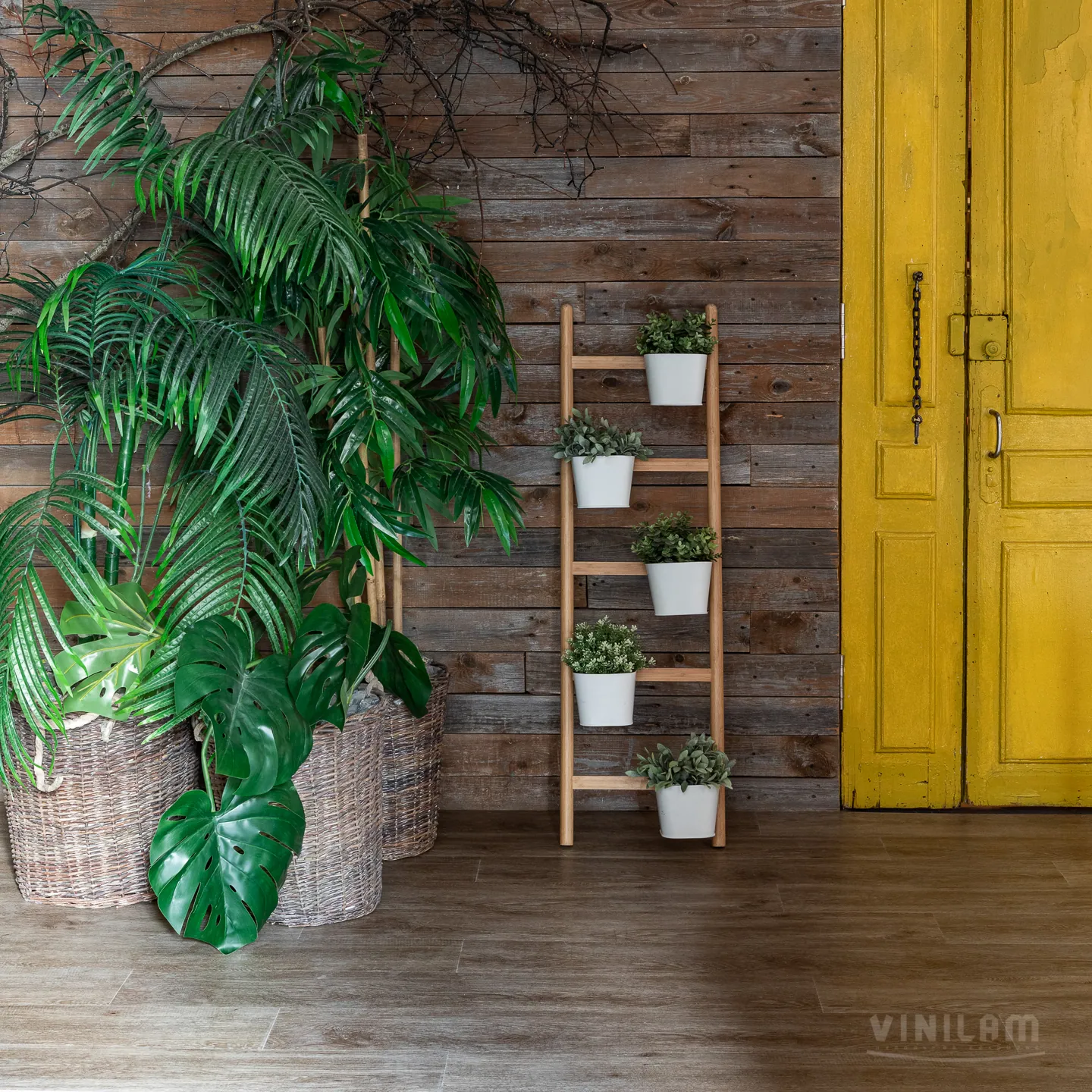 Vinilam Vinilam Click Дуб Ваймар: в интерьере