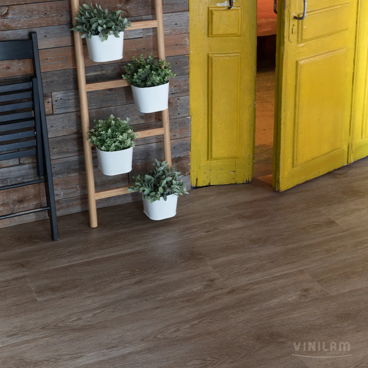 Vinilam Vinilam Click Дуб Ваймар: в интерьере