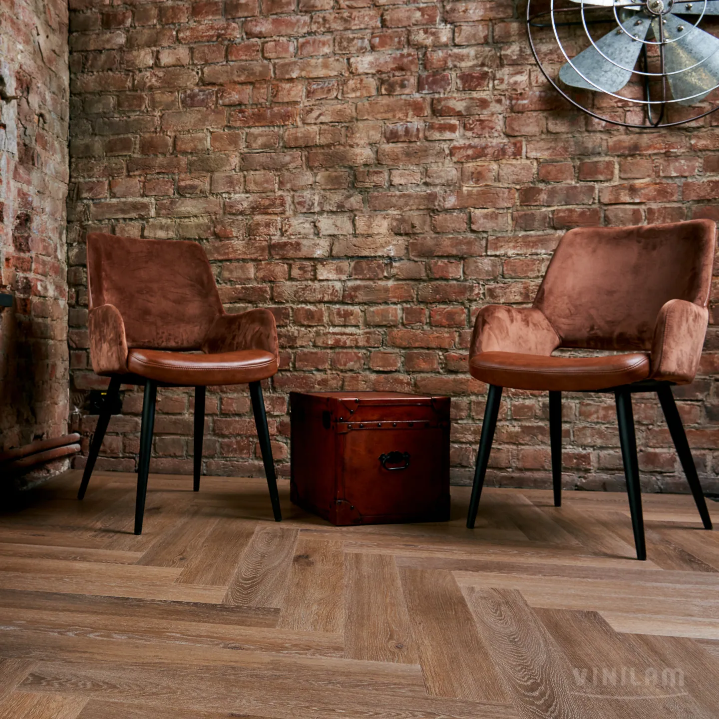 Vinilam Parquet Herringbone Click Паркет Венецианский: в интерьере