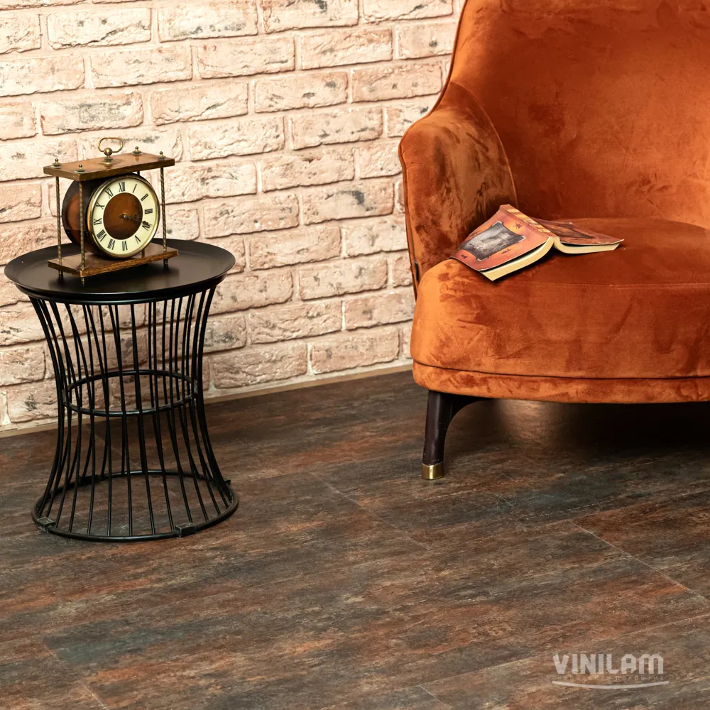 Vinilam Ceramo XXL Stone Glue Керамическая сталь: в интерьере