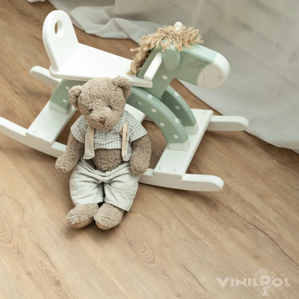 Vinilam VinilPol SPC Дуб Бари: в интерьере