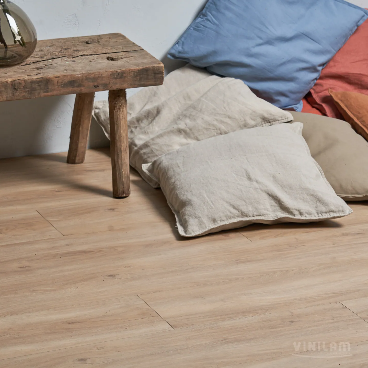 Vinilam Cork WPC Дуб Батис: в интерьере
